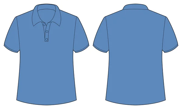Blå skjorta — Stock vektor