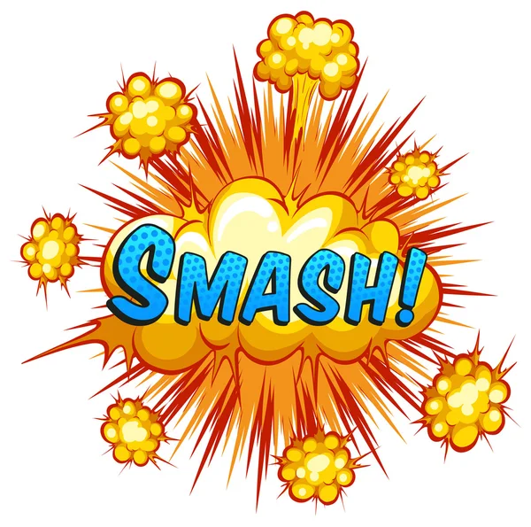 Smash ! — Image vectorielle