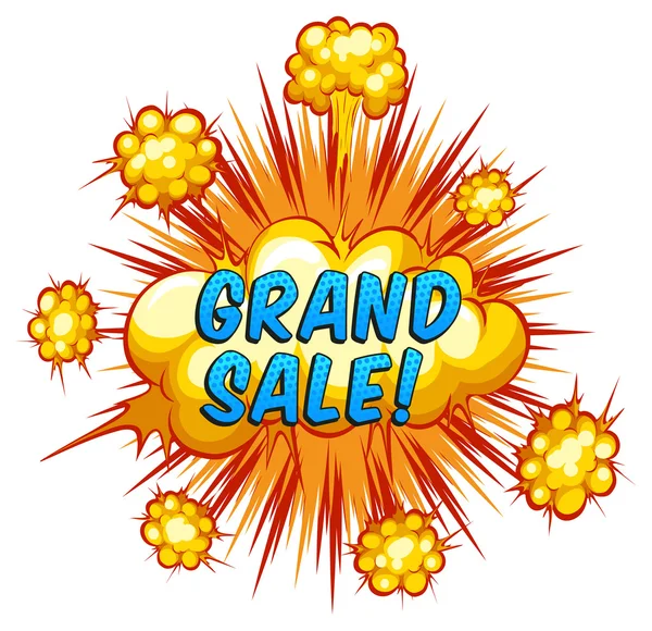 Grand sale — Stock Vector