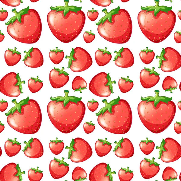 Seamless strawberry — Wektor stockowy