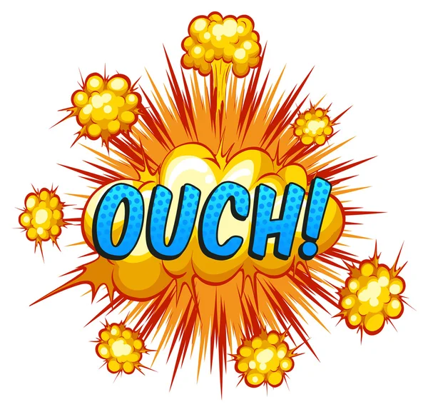 Ouch — Stock Vector