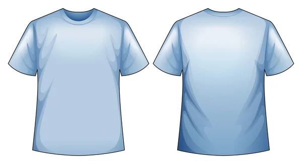 Camisa azul — Vector de stock