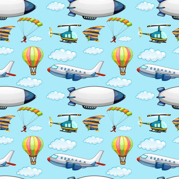 Avions sans soudure — Image vectorielle