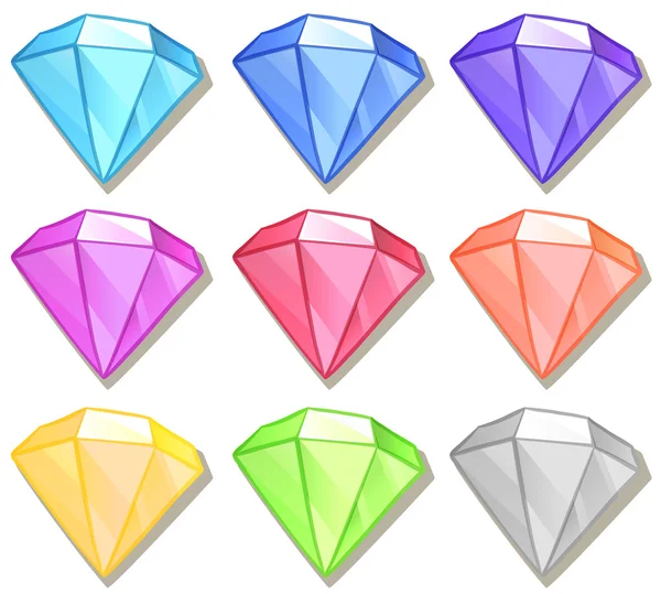 Diamant lizenzfreie Stockvektoren