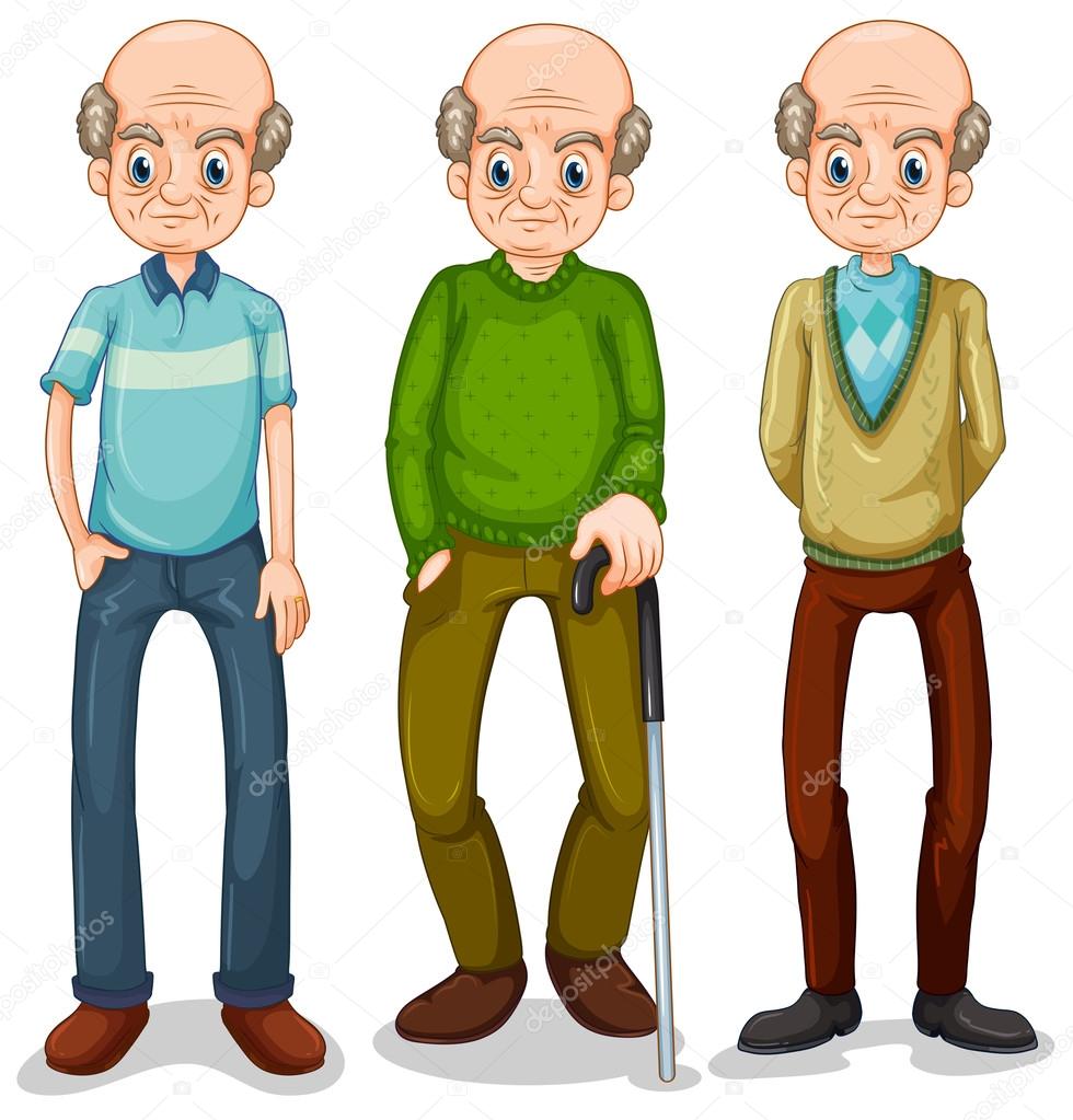 81,896 Old man cartoon Vector Images | Depositphotos