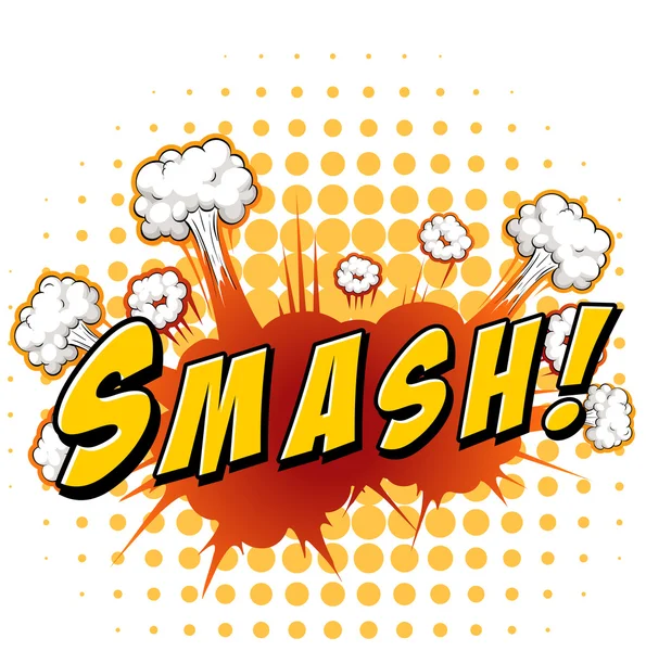 Smash ! — Image vectorielle