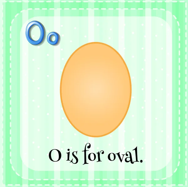 Letter O — Stock Vector