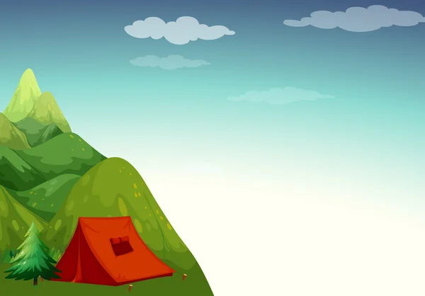 Camping site — Stockvector