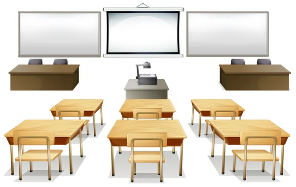 Classroom — Stock Vector