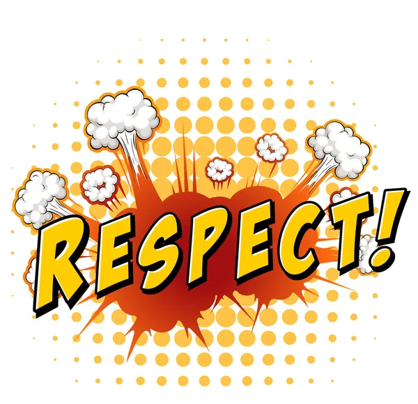 Respect — Stock Vector