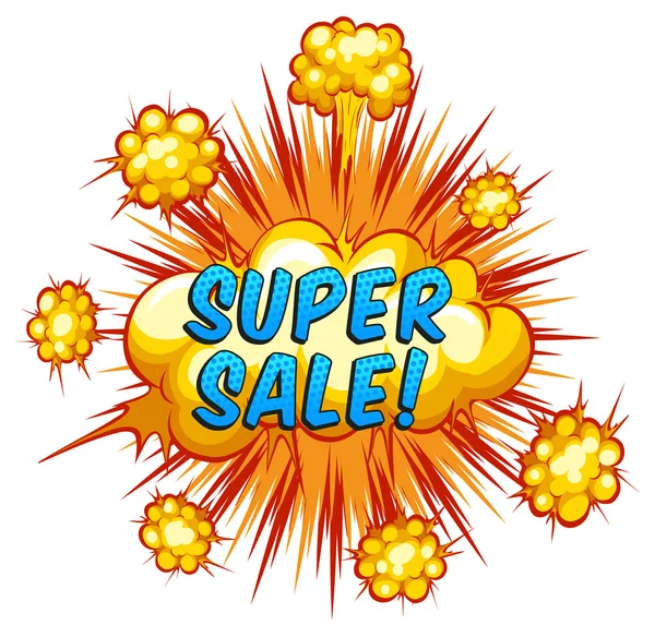 Super Sale — Stock Vector