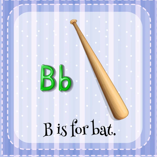 Alphabet B — Stock Vector