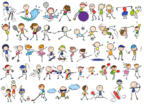 Doodles sport — Stockvector