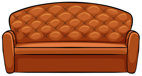 Brown sofa