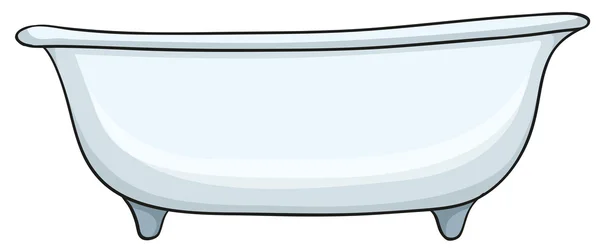 白色浴缸 — 图库矢量图片