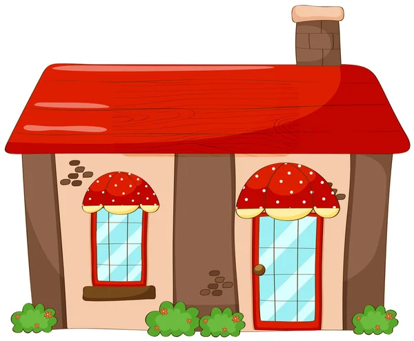 Casa individual — Vector de stock