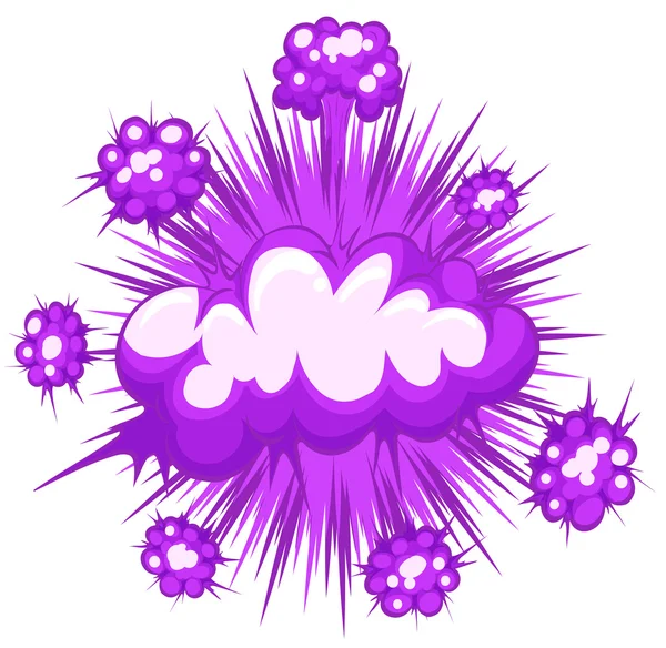 Nube púrpura — Vector de stock