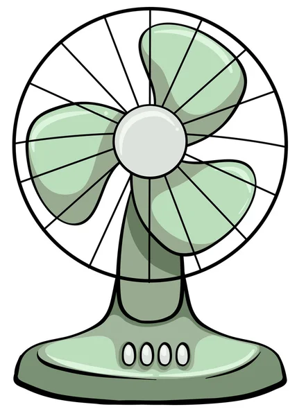 Ventilador eléctrico simple — Vector de stock