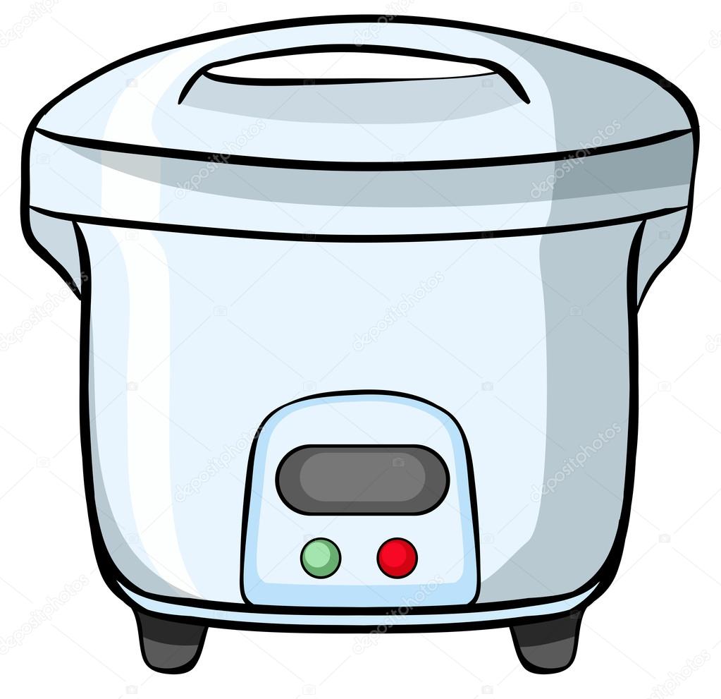 Electric rice cooker — Stock Vector © interactimages 69464155