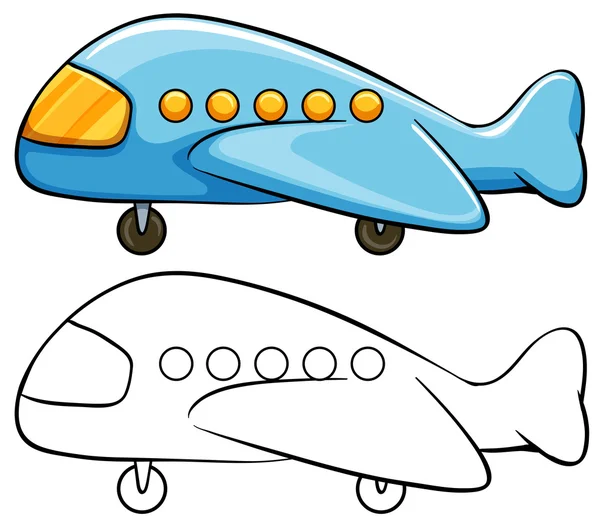 Avión — Vector de stock