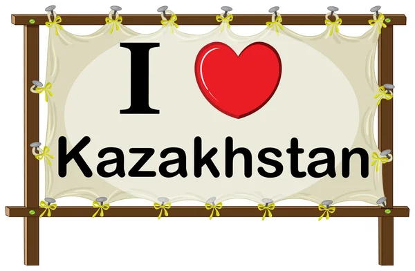 Kazachstan — Stockvector