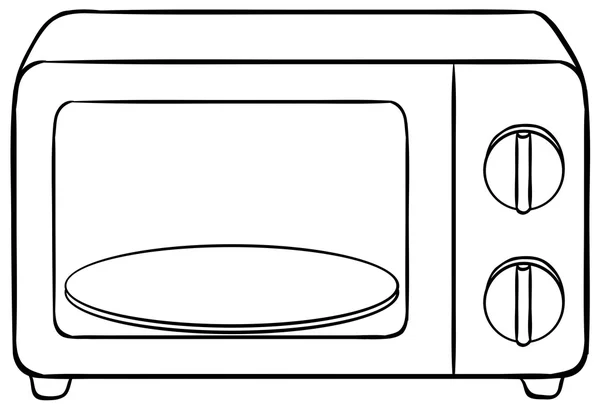 Microwave — Stock Vector