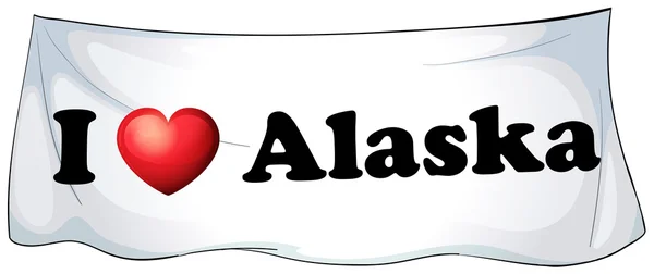 Alaska — Vettoriale Stock