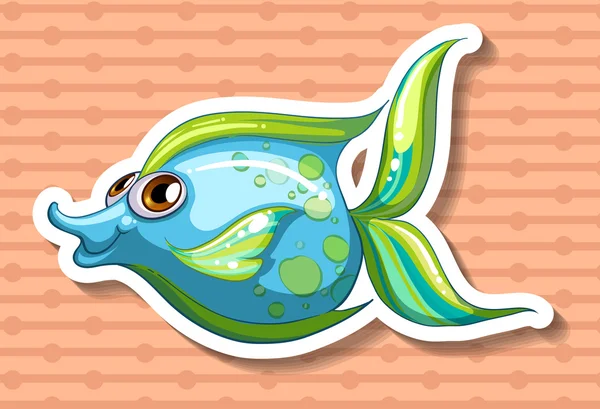 Pesce felice — Vettoriale Stock