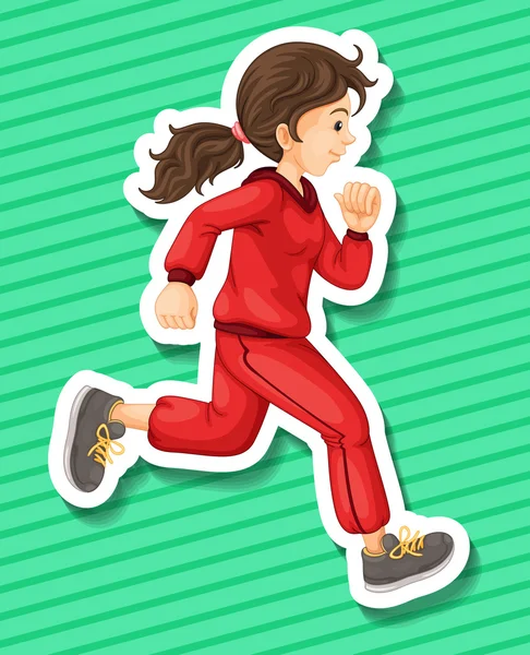 Runner — Stock Vector