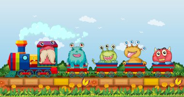 Canavarlar ve tren