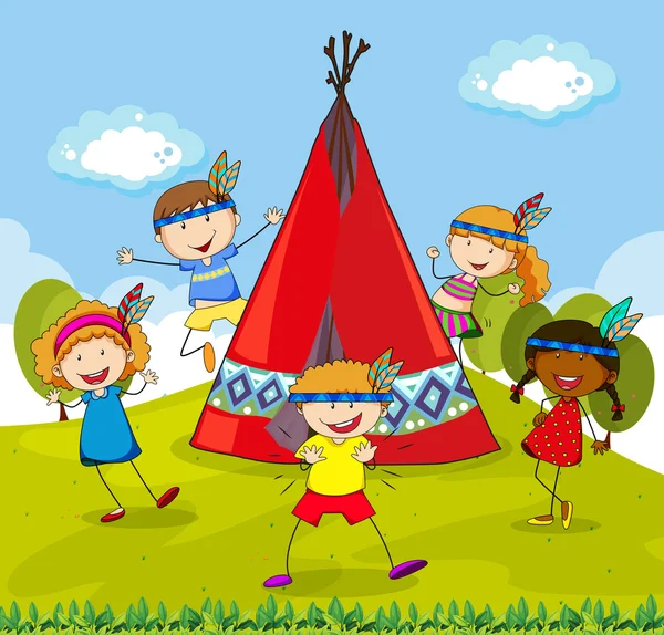 Teepee! — Stock Vector