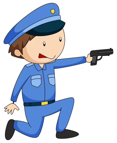 Policeman — Stock Vector