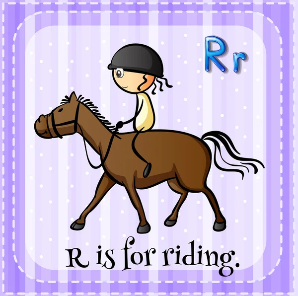 Riding — Stock Vector