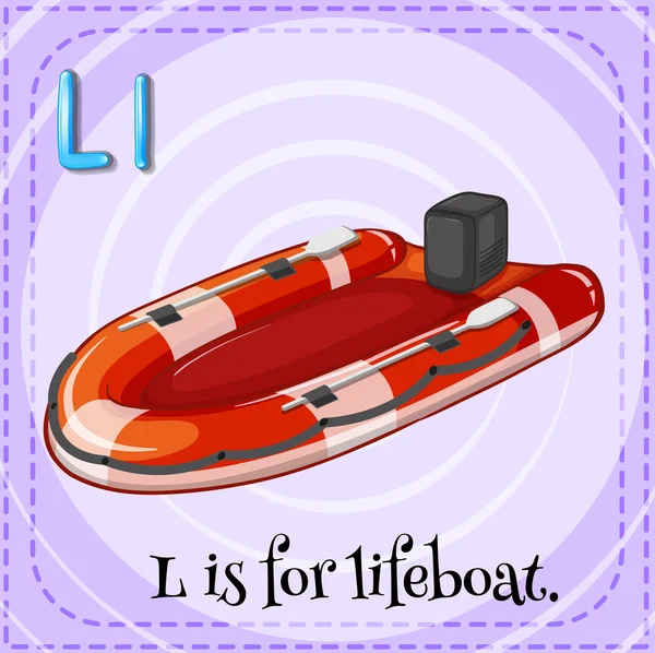 Lifeboat — Stock Vector