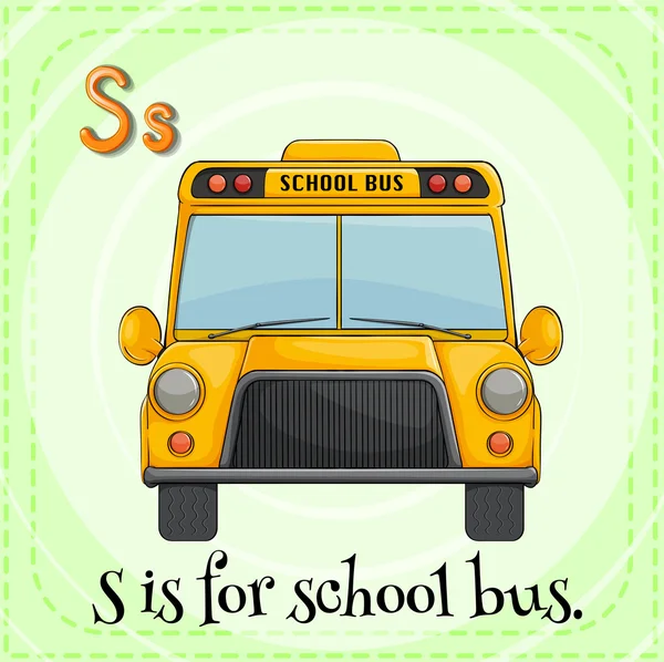 Schoolbus — Stockvector