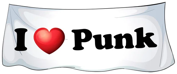 J'aime Punk — Image vectorielle