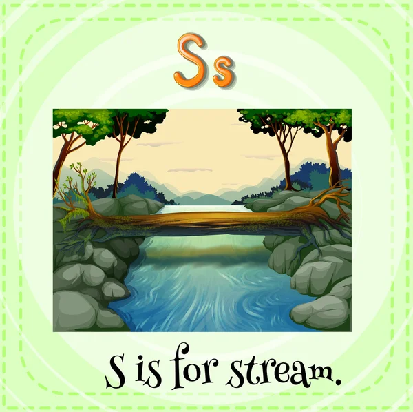 Stream — Stock Vector
