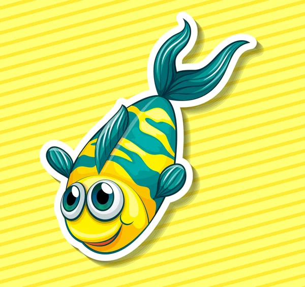 Pescado feliz — Archivo Imágenes Vectoriales