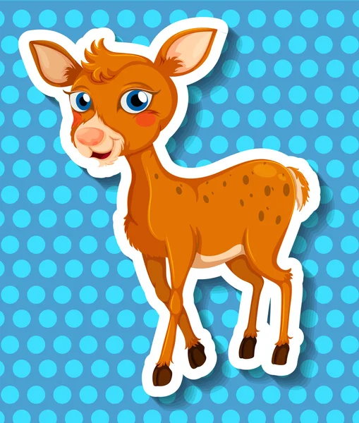 Cute deer — Stock Vector