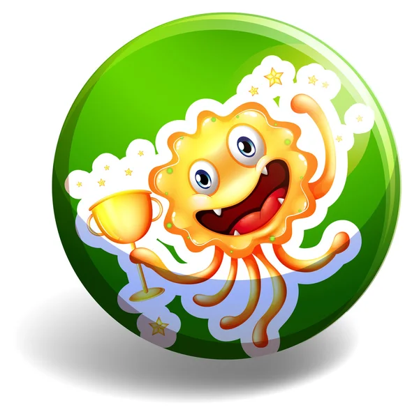 Badge monstre — Image vectorielle