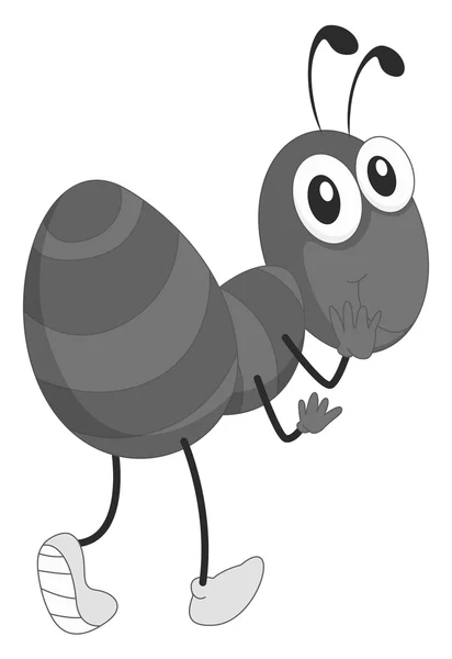 Doodle ant — Stock Vector