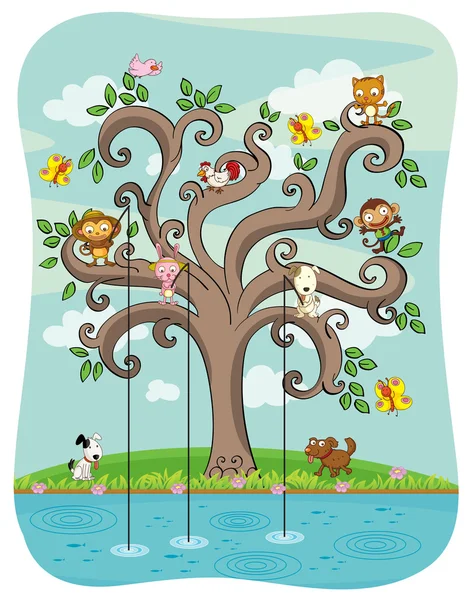 Animals — Stock Vector