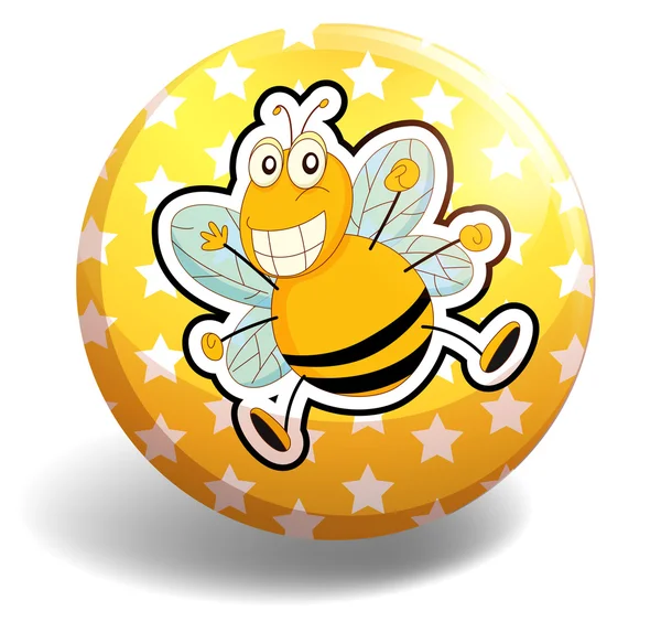 Insignia de abeja — Archivo Imágenes Vectoriales