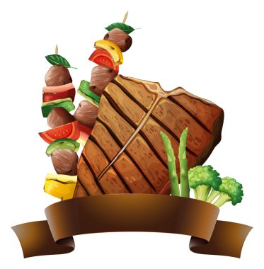 Beef and banner