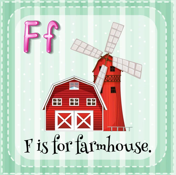 Farmhouse — Stock Vector