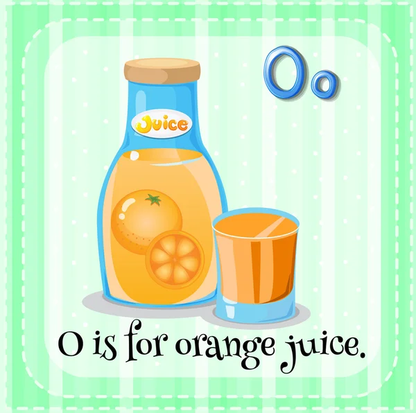 Orange juice — Stock Vector