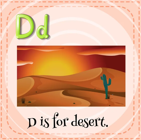 Letter D — Stockvector