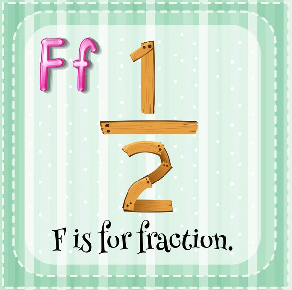 Fraction — Stock Vector