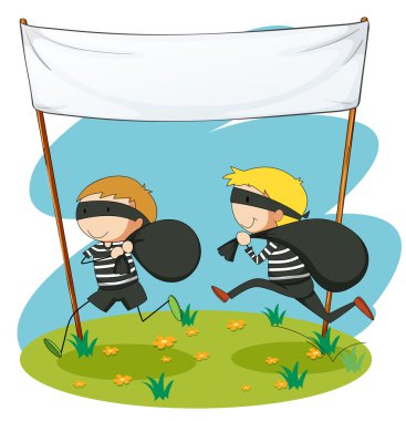 Robbers clipart