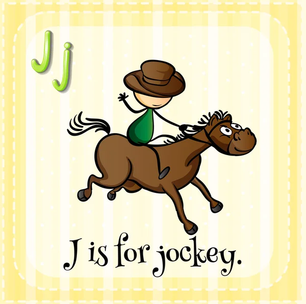 Jockey ! — Image vectorielle